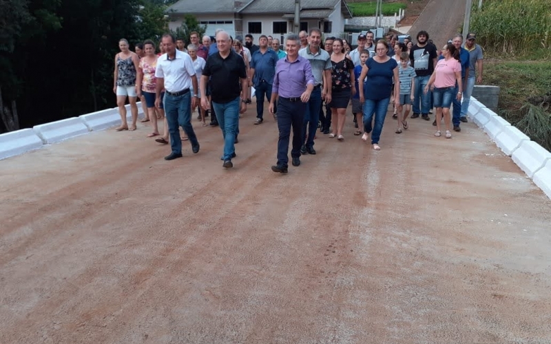 Munícipio de Salgado Filho Realiza Inauguração da Ponte do Bairro Mirante do Bosque, contando com a presença do Presiden